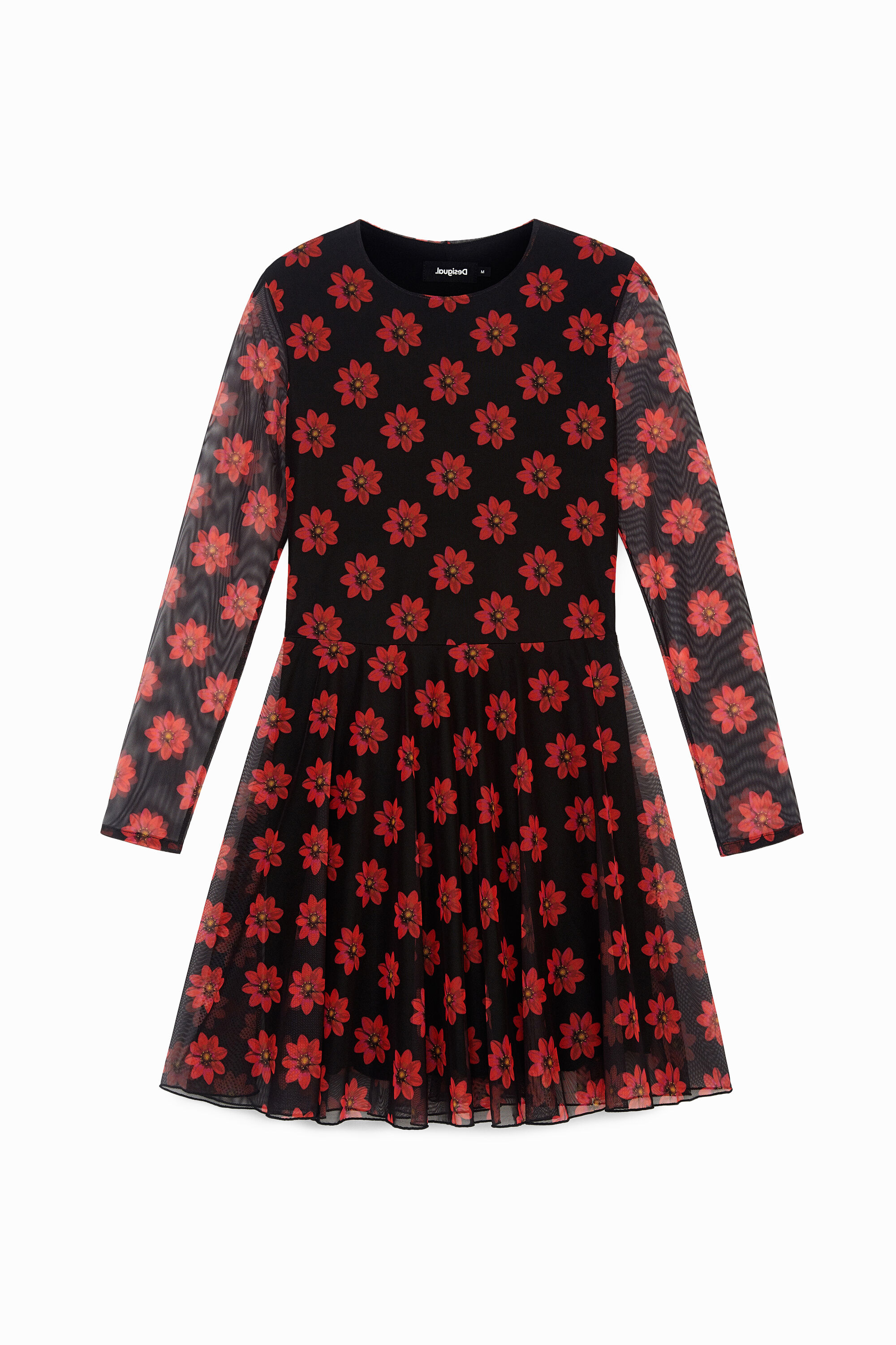 Kurzes, geblümtes Kleid