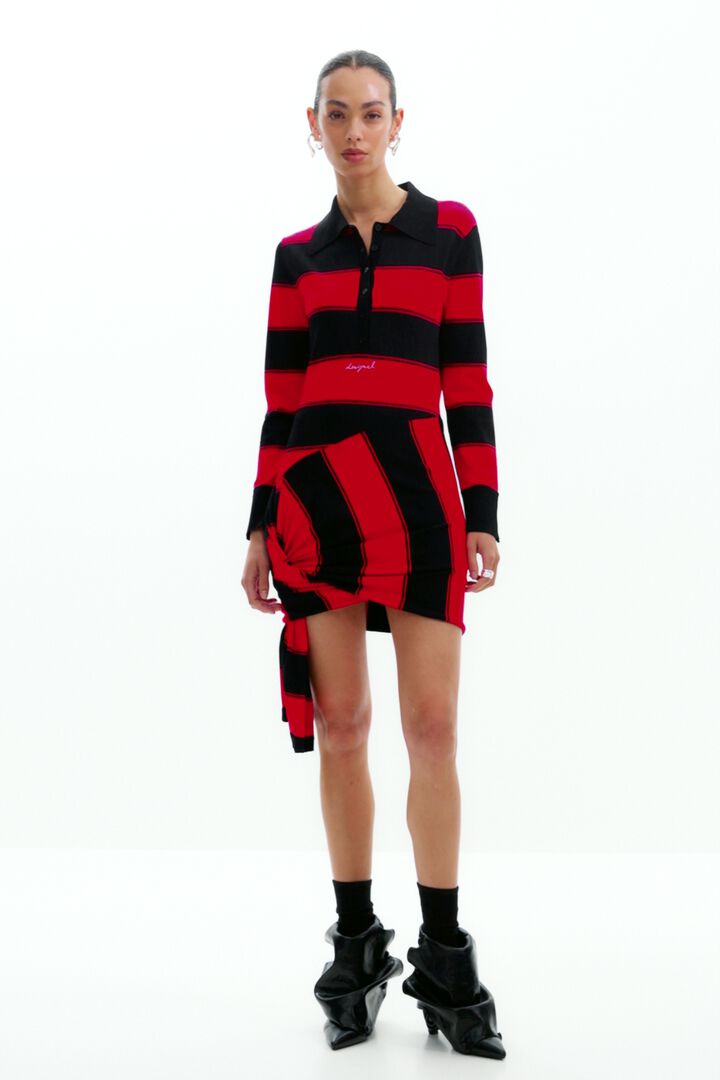 PLISOWANA SUKIENKA POLO | Desigual