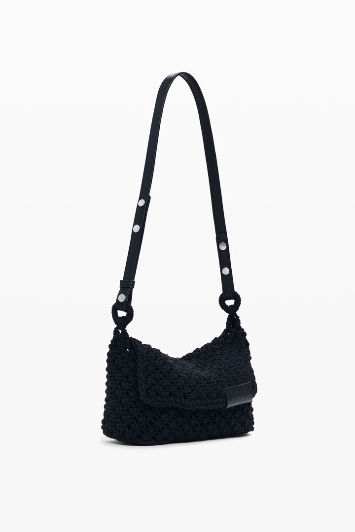 Medium crochet crossbody bag | Desigual