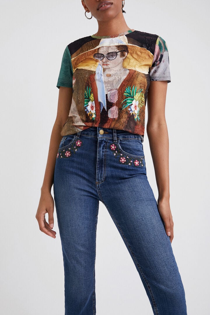 Vaquero Flare cropped | Desigual