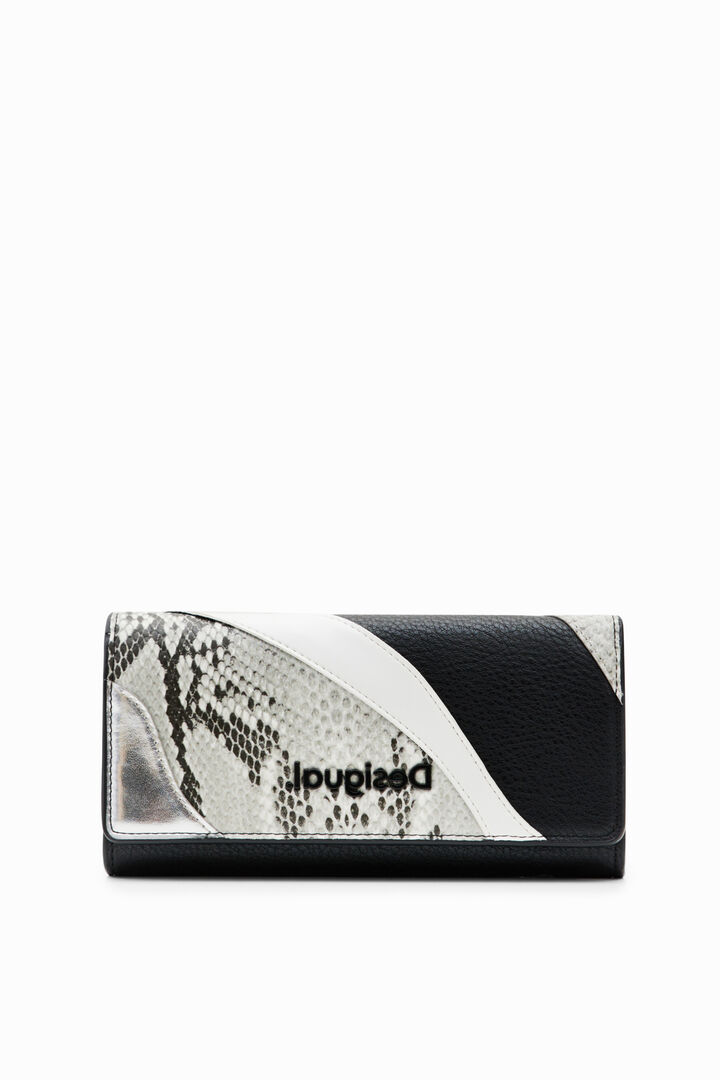 Patchwork snakeskin wallet | Desigual