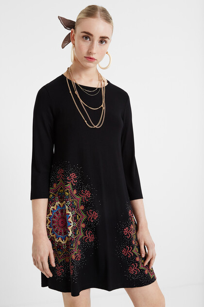 Flared mandala dress