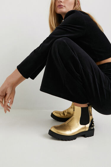Pantalón campana aterciopelado | Desigual