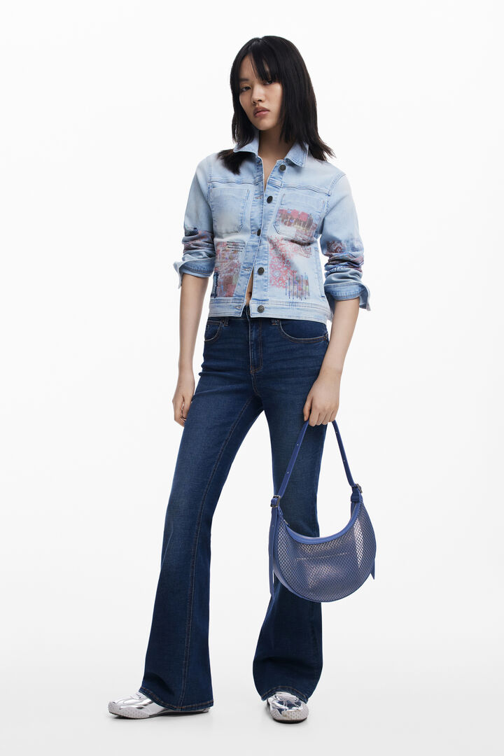 Medium mesh crossbody bag | Desigual