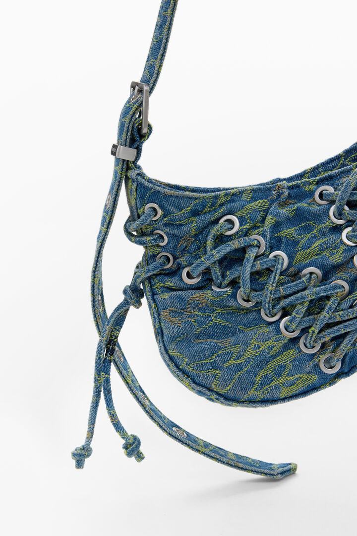 Bolso denim trenzado mediano | Desigual