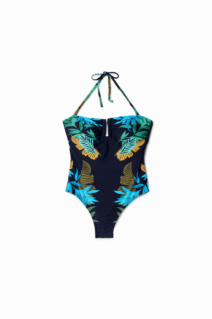 Bañador bandeau tropical | Desigual