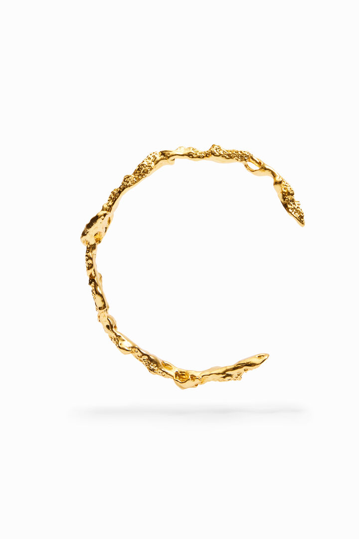 Brazalete fino baño oro Zalio | Desigual