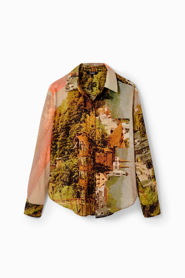 M. Christian Lacroix landscape shirt | Desigual