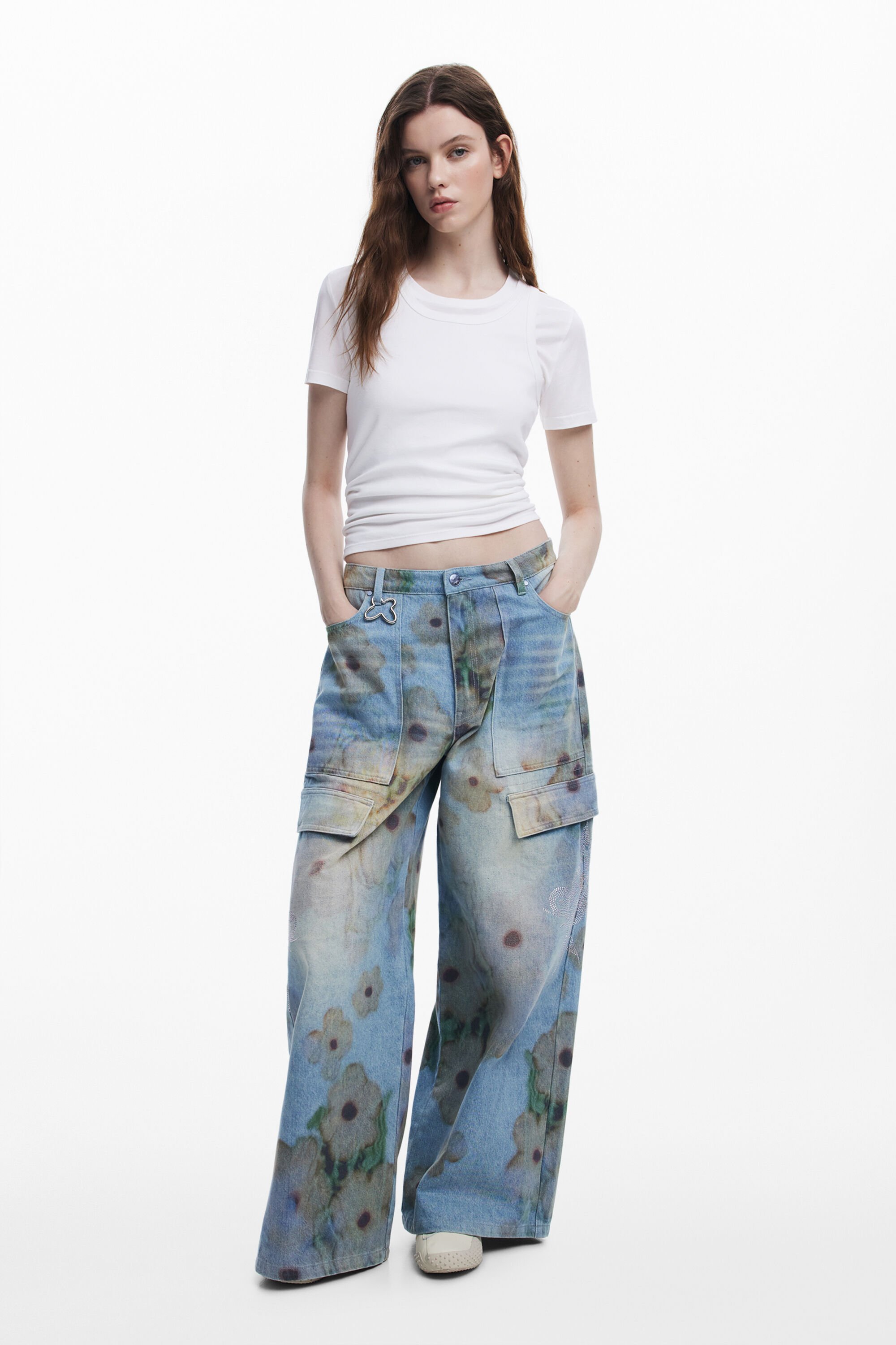 Jeans Wide Leg Collina Strada