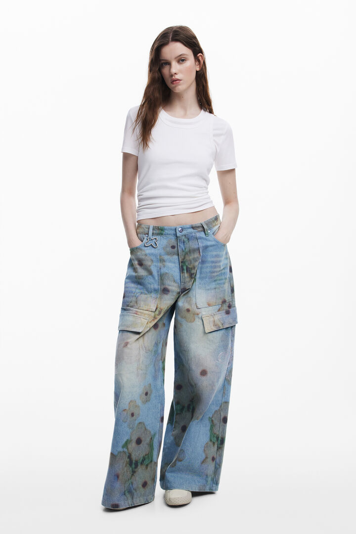 Jeans Wide Leg Collina Strada
