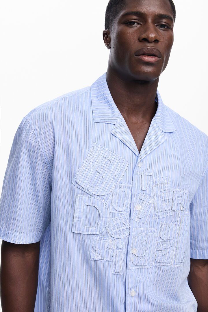 Short-sleeve shirt with Botter lettering | Desigual
