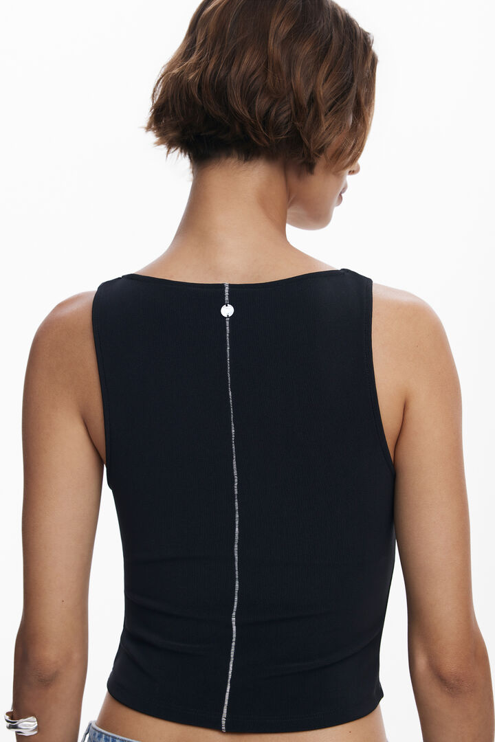 Camiseta tirantes rib | Desigual