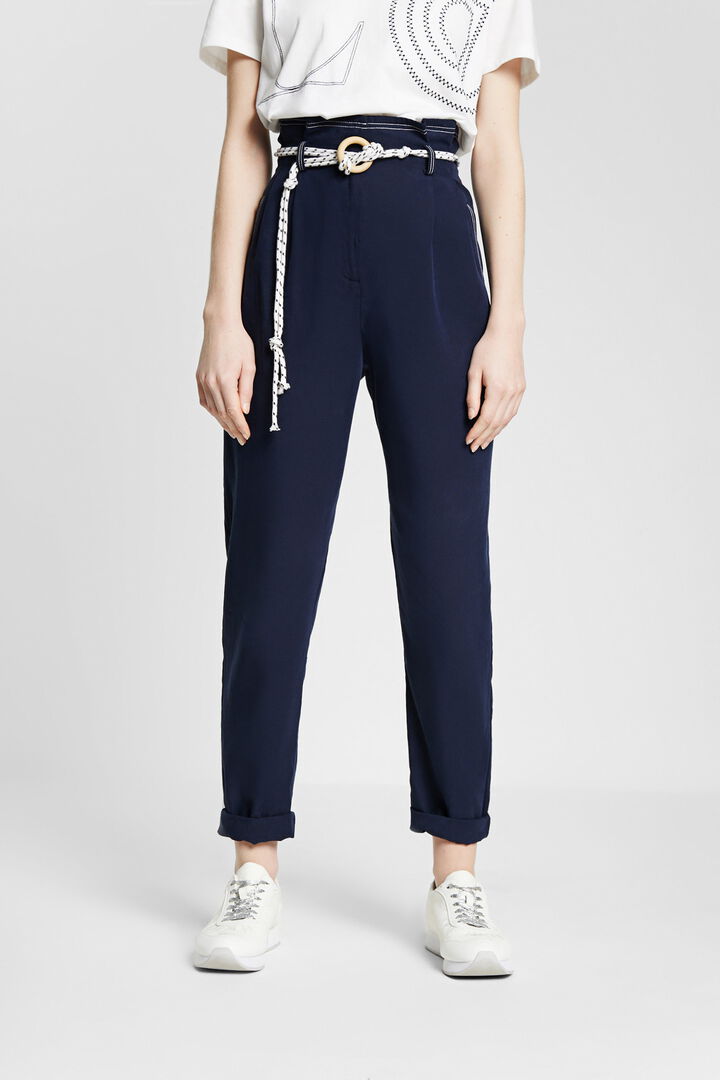 Pantalón baggy con cordón | Desigual