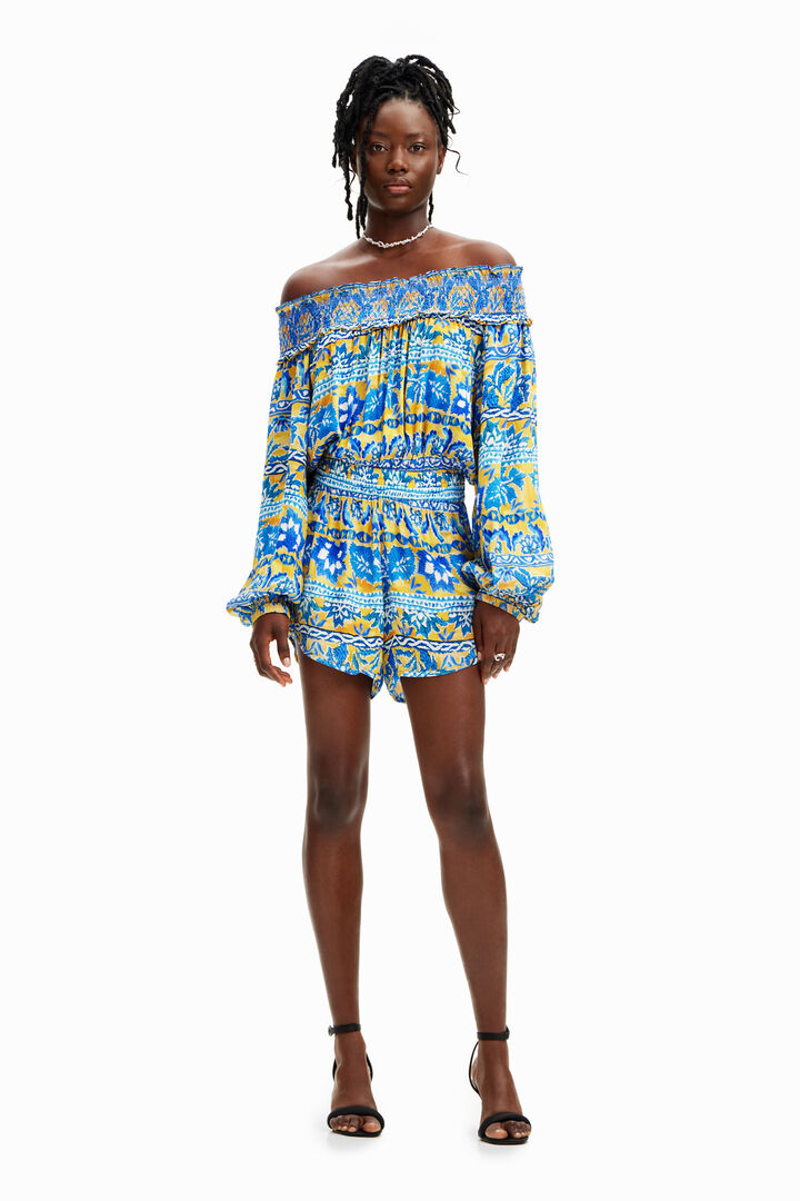 Combinaison courte tutti frutti Stella Jean | Desigual