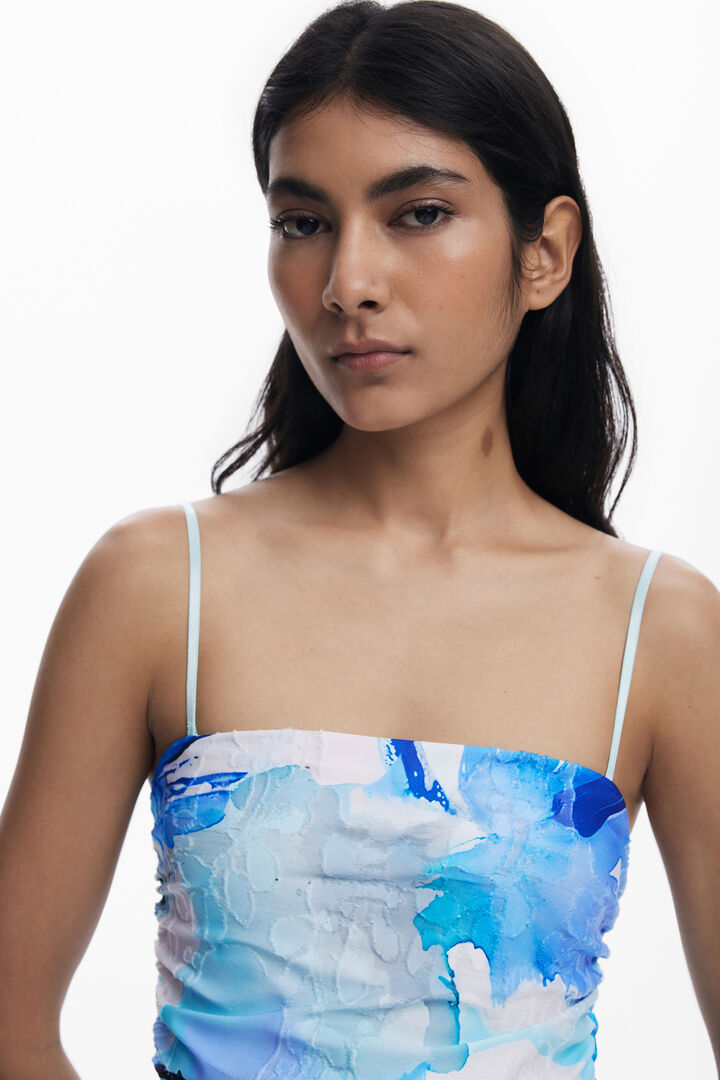 Asymmetric bandeau dress | Desigual