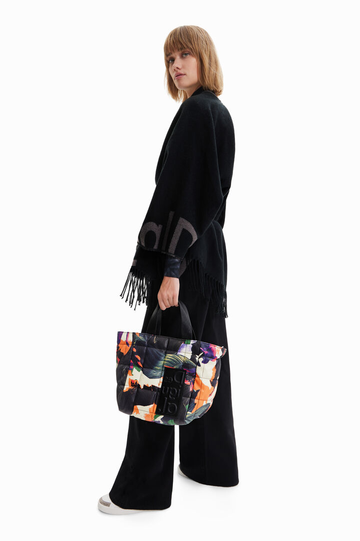 Textured camo shopper bag | Desigual