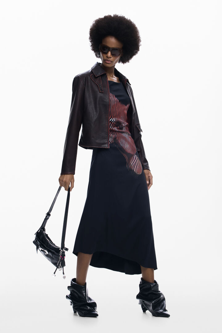 Pixelated midi dress | Desigual