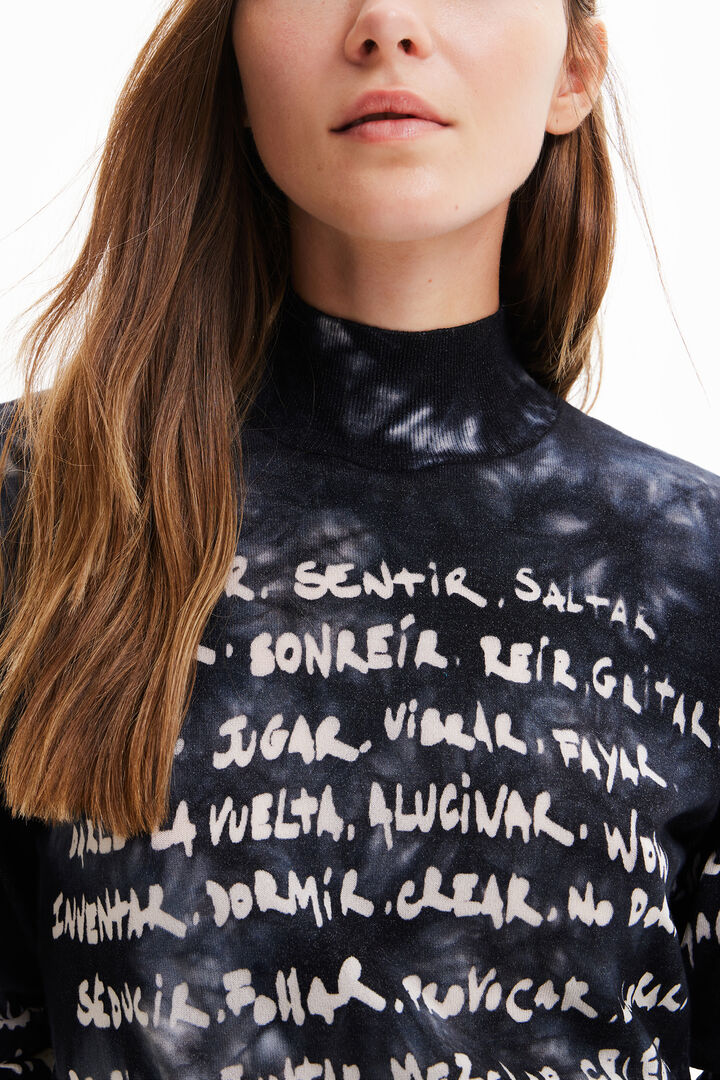 Tie-dye Manifesto jumper | Desigual