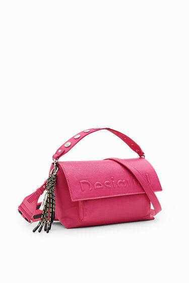 Midsize half-logo crossbody bag | Desigual