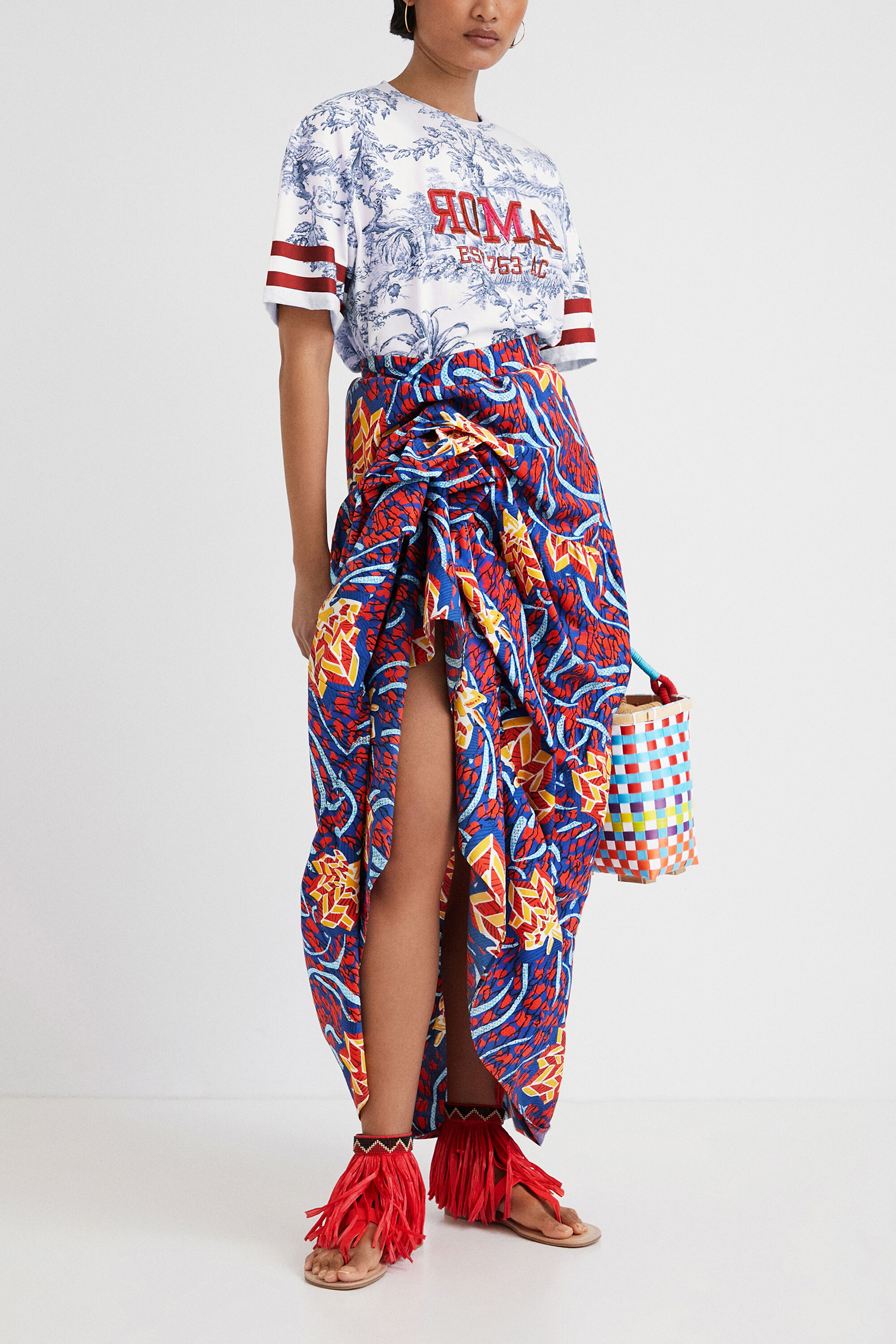 Desigual × Stella Jean ロングスカート M新品 DE819EW18081_5_l.jpg