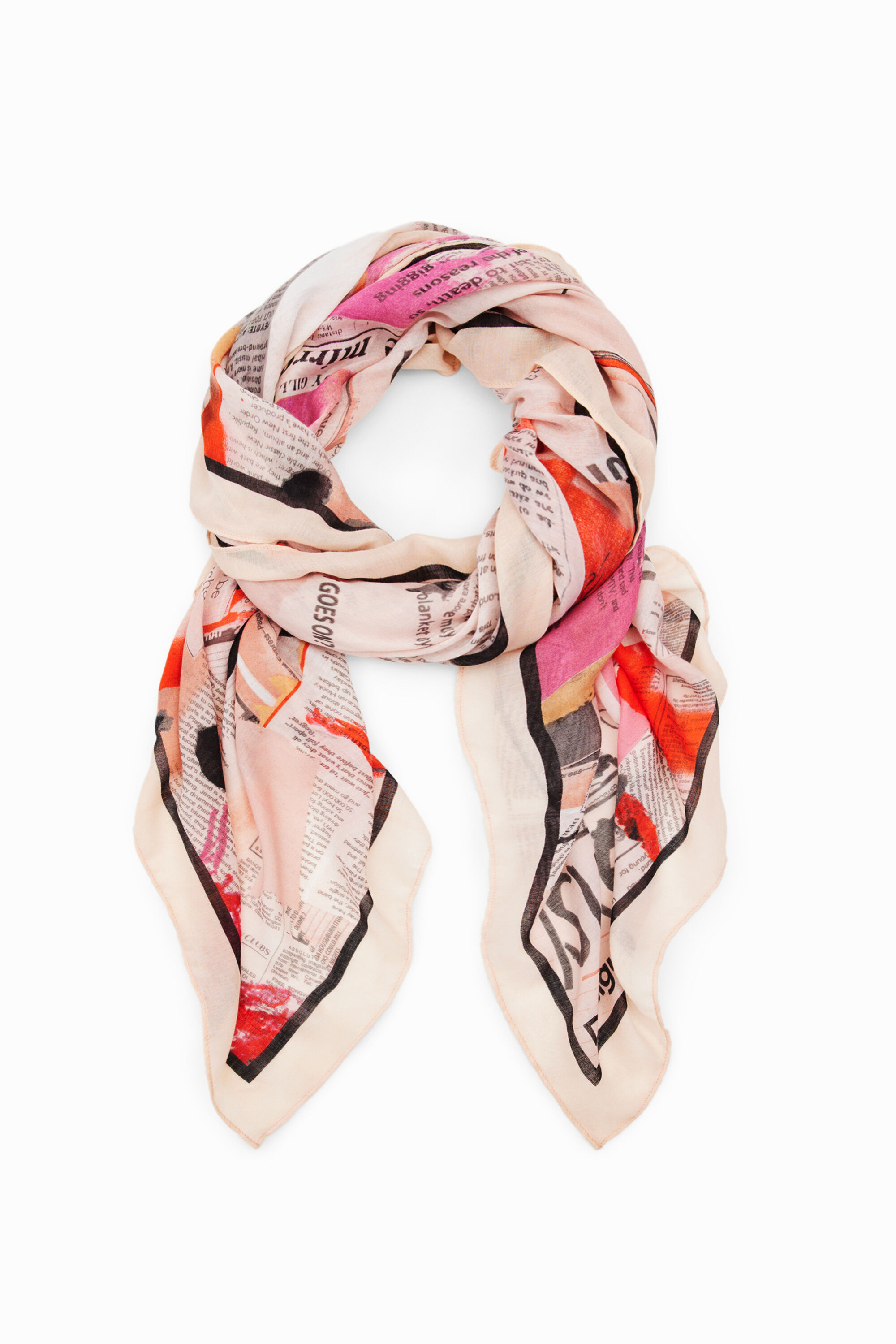 Foulard desigual black best sale friday