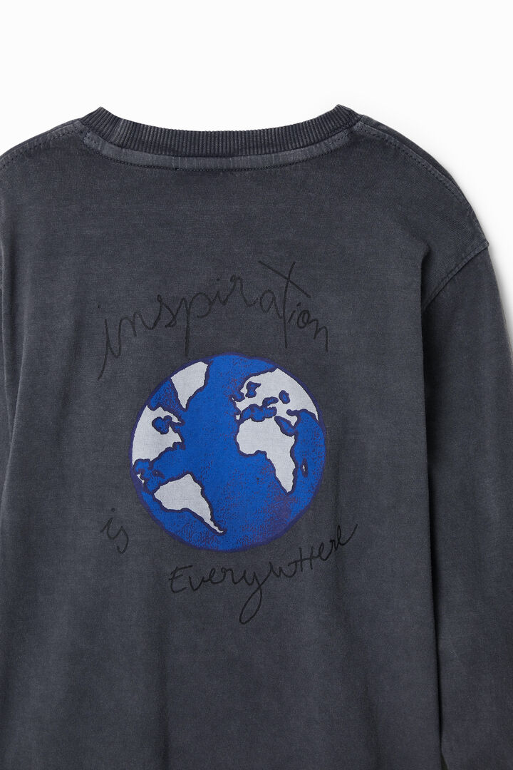 Long-sleeve planet T-shirt | Desigual