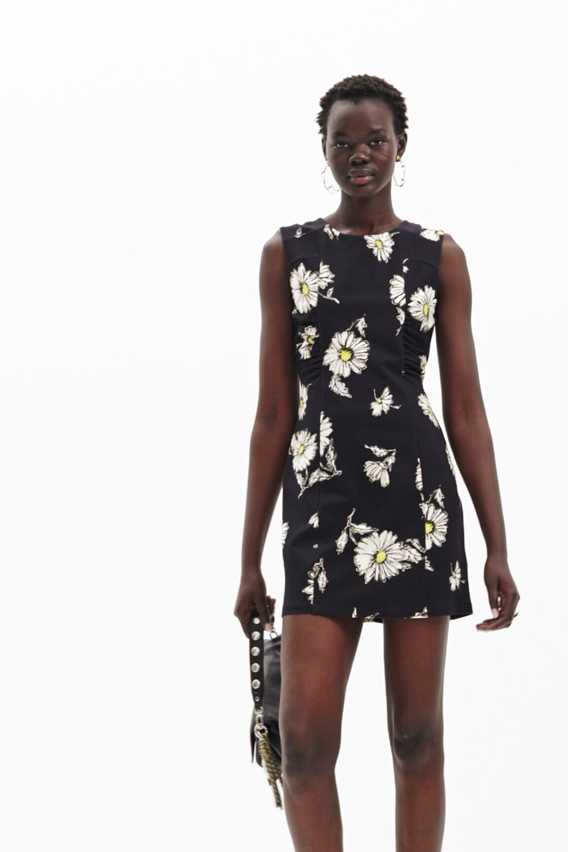 Mini dress flower best sale