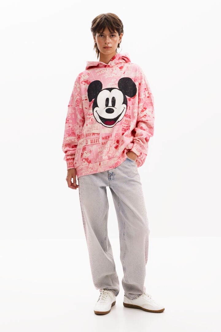 Sudadera Mickey Mouse cordón | Desigual