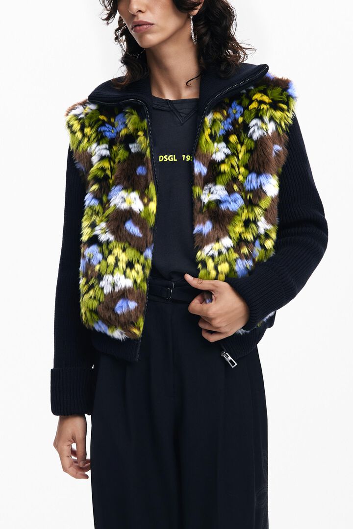 Veste combinée fleurs | Desigual