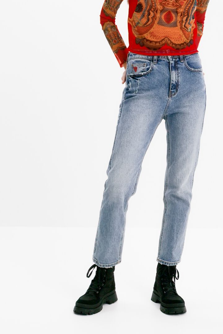 Texans Straight fins al turmell | Desigual