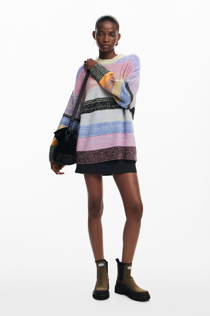 Jersey de punto rayas | Desigual