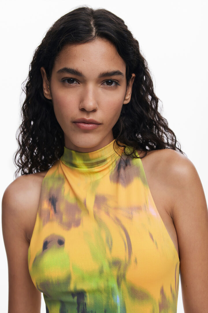 Vestit curt difuminat | Desigual