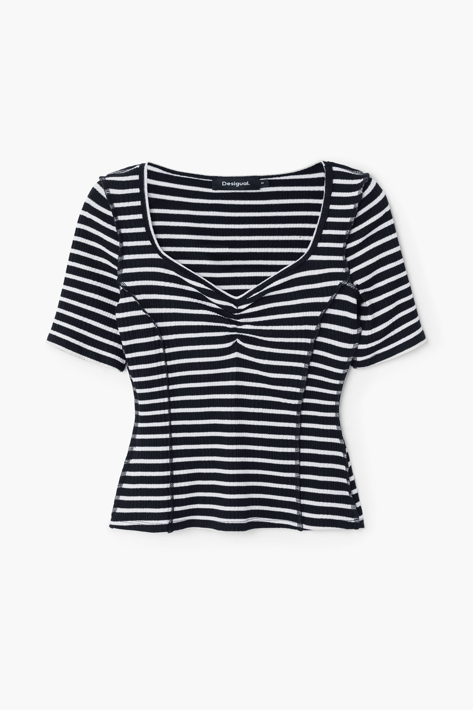 Camiseta rayas - BLACK - M