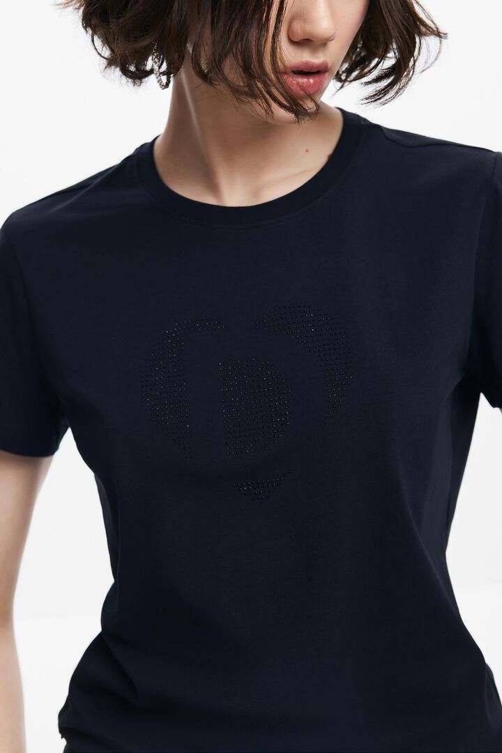 Samarreta imagotipus strass | Desigual