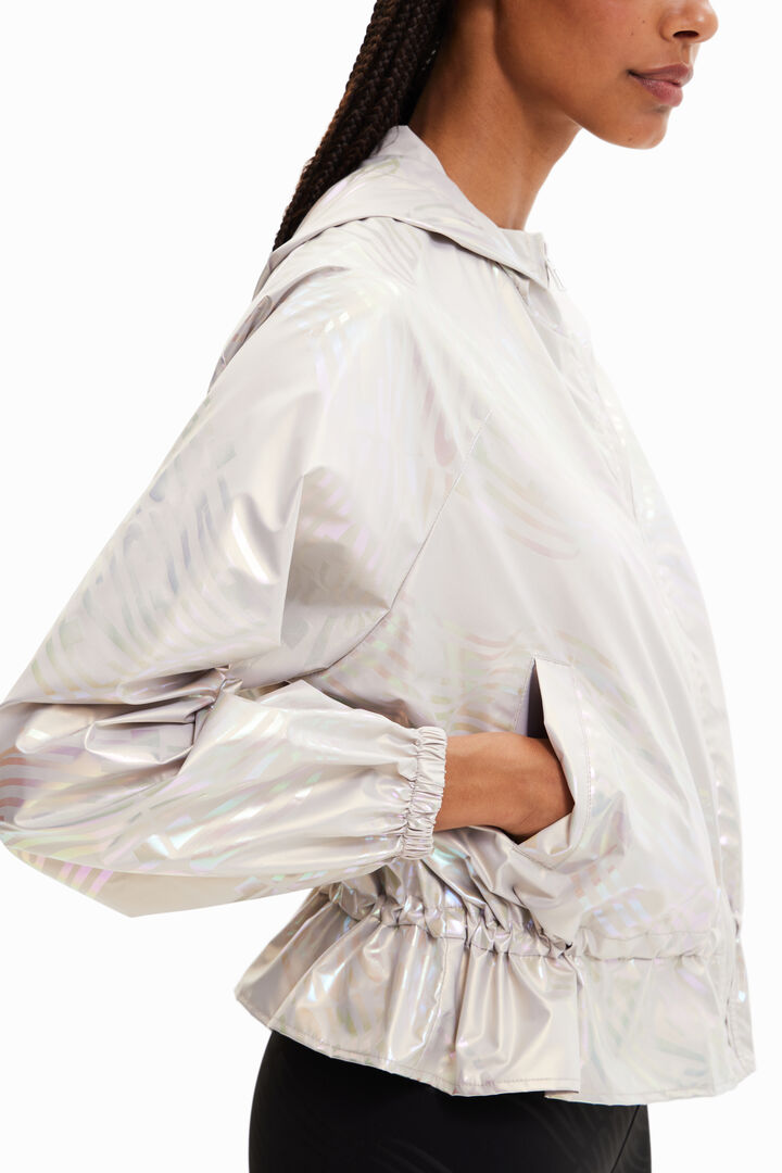 Iridescent sport jacket | Desigual