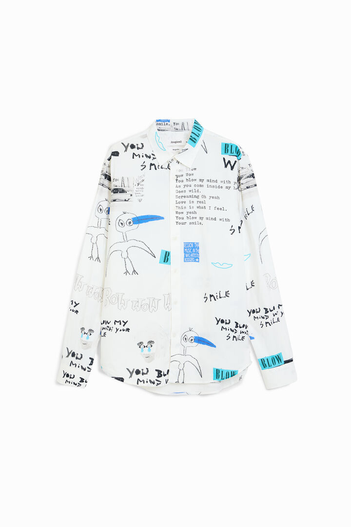 Arty message shirt