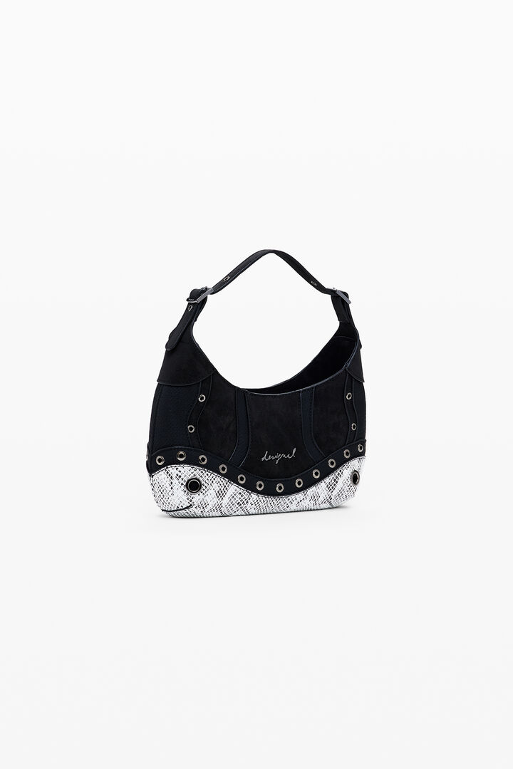 Bolso serpiente tachuelas pequeño | Desigual