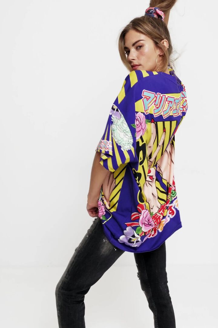 Oversize 100% cotton T-shirt | Desigual