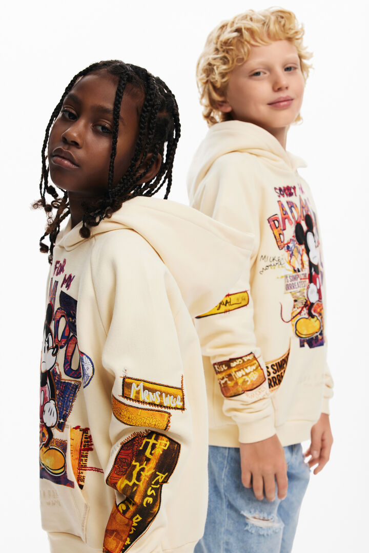 Mickey Mouse™ patchwork sweatshirt | Desigual