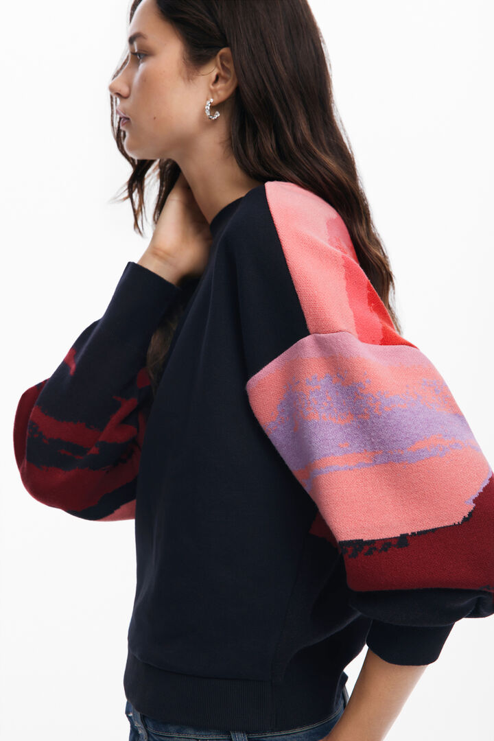 Sudadera paisaje atardecer | Desigual