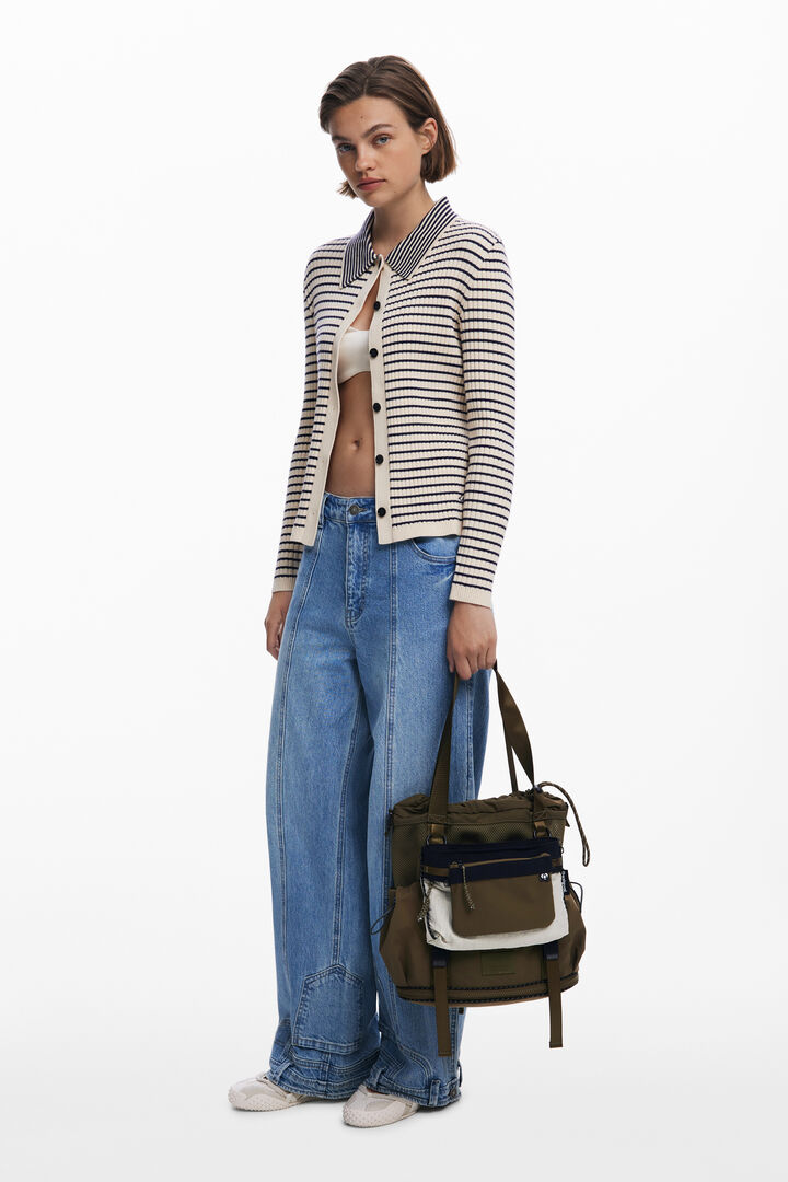 Mochila nylon modular grande | Desigual