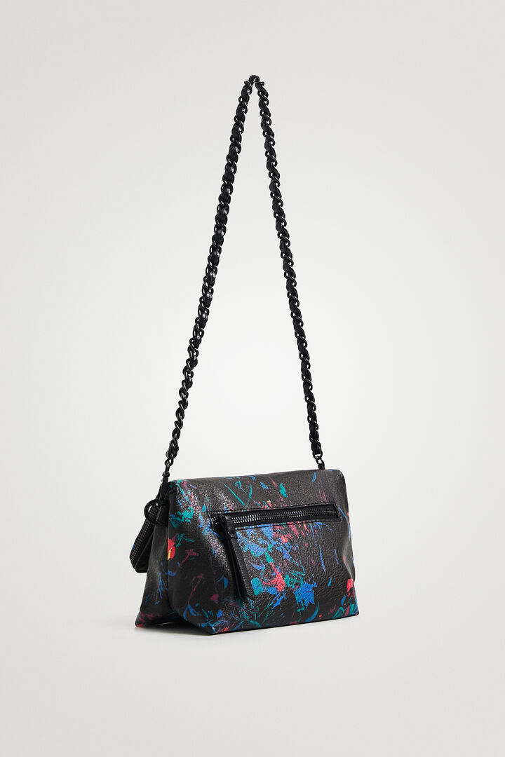 Printed flap mini-bag | Desigual