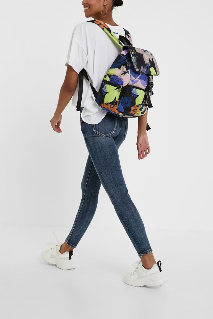 Zaino trapuntato floreale | Desigual