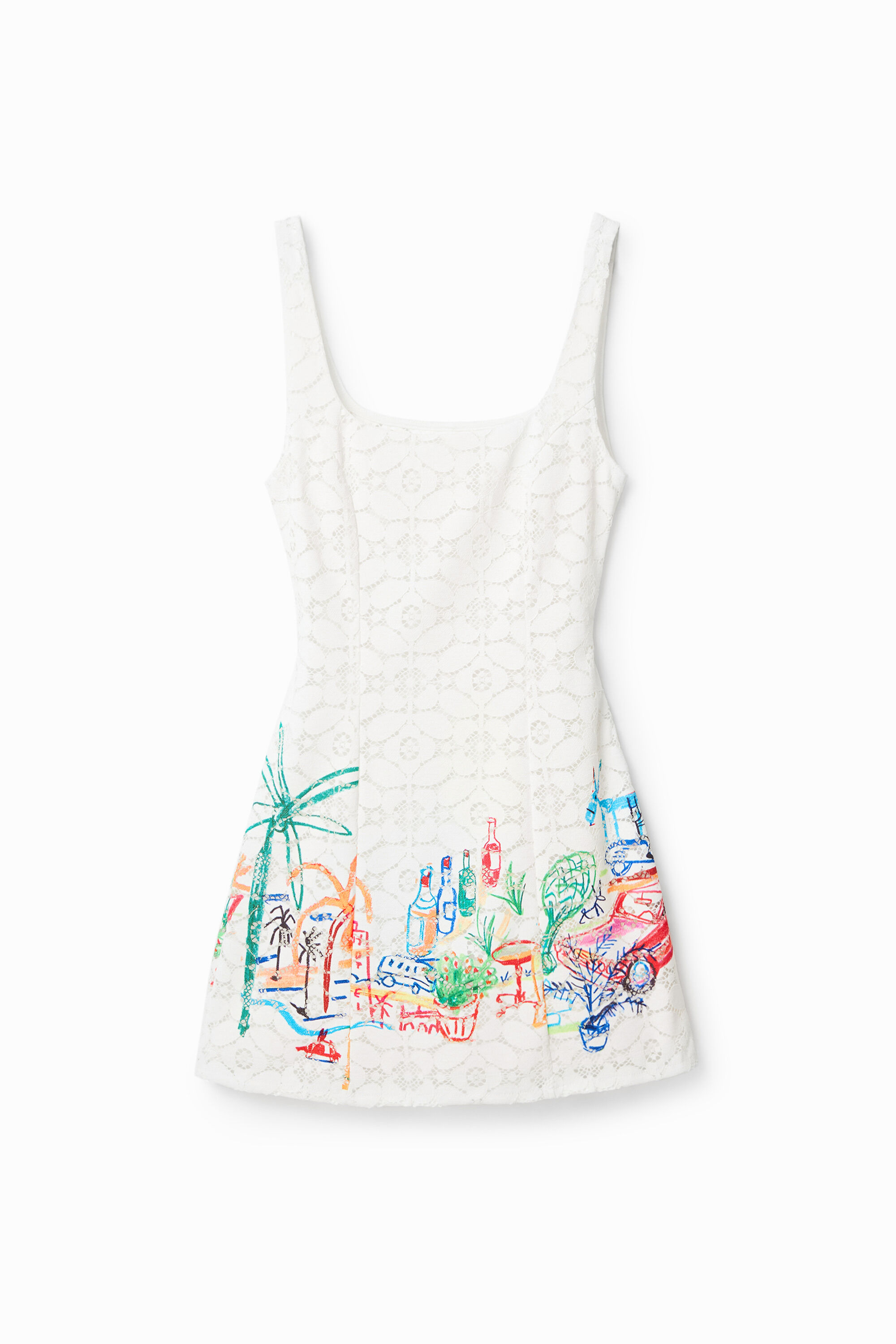 Kurzes Kleid Spitze Illustrationen