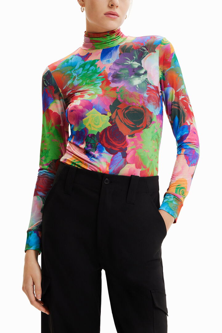 Samarreta slim flors | Desigual