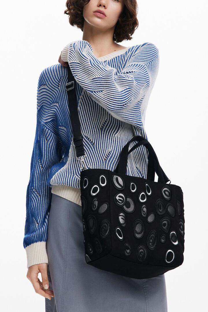 Embroidered shopper bag | Desigual