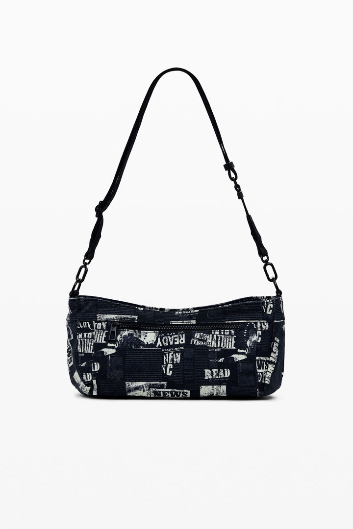Medium newspaper handbag | Desigual