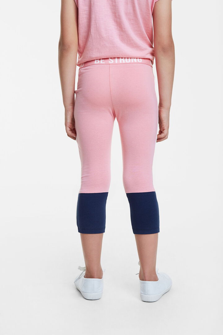 Leggings piratas con bandas multicolor | Desigual