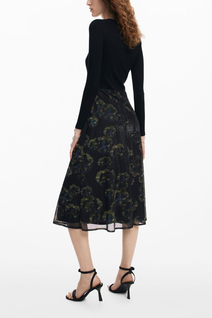 Robe midi florale M. Christian Lacroix | Desigual