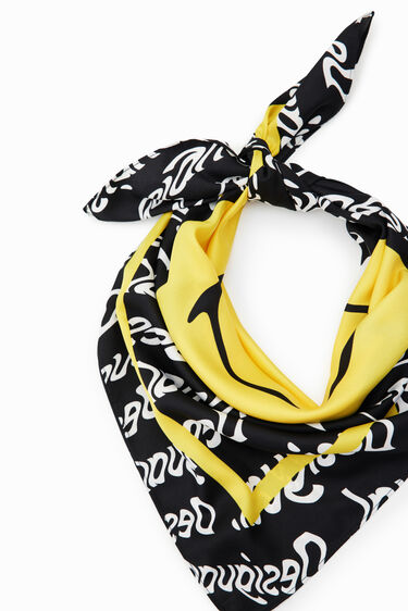 Foulard cuadrado Smiley® | Desigual